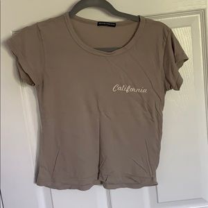 Brandy Melville California tee. Slightly cropped